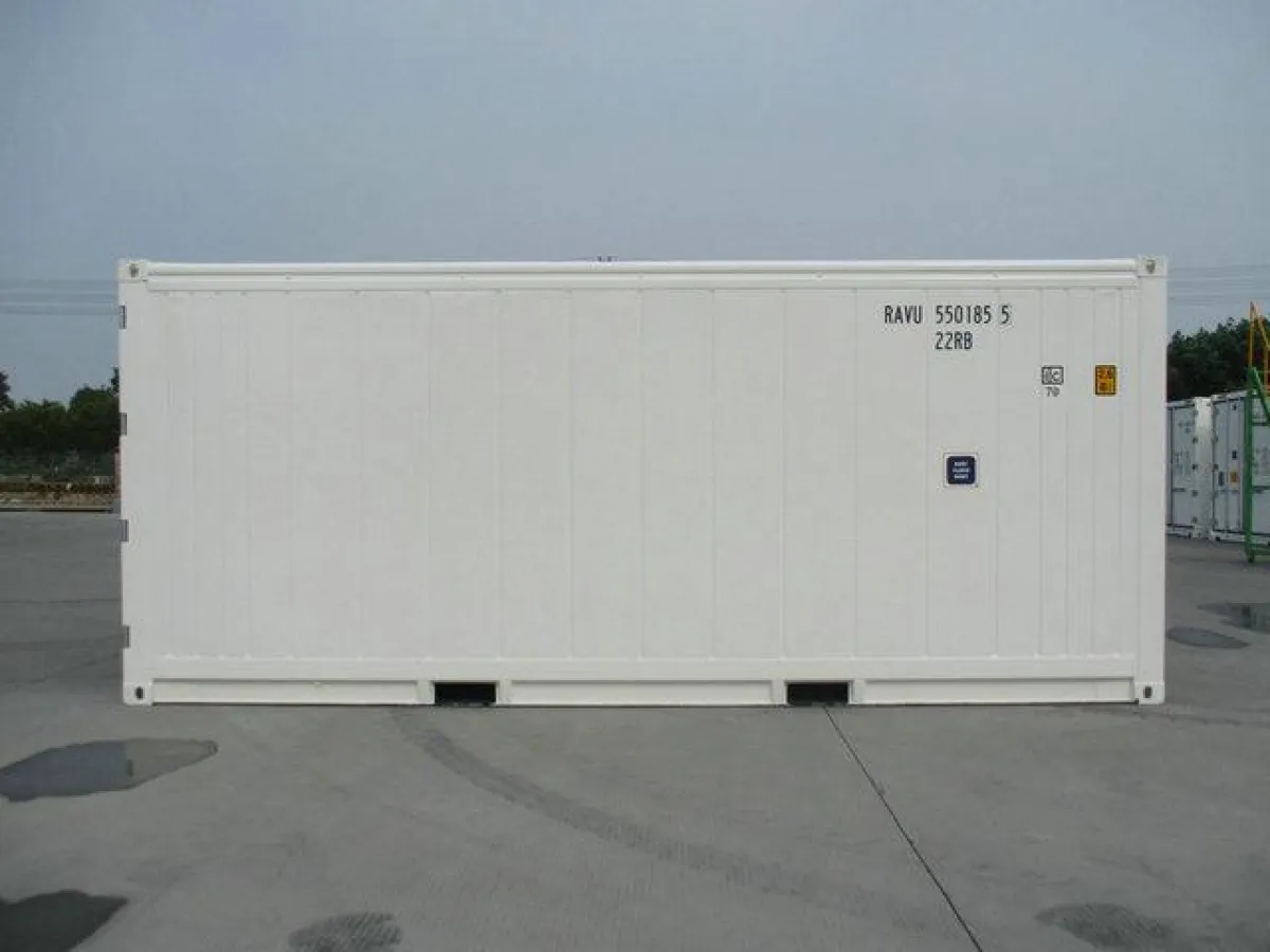 20' Reefer-Container erste Reise