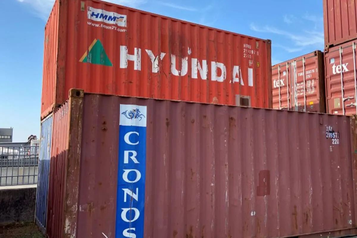 Zeecontainer 20 voet gebruikt