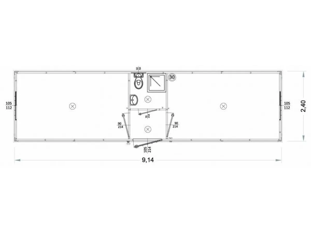 Umbau-Container gebraucht
