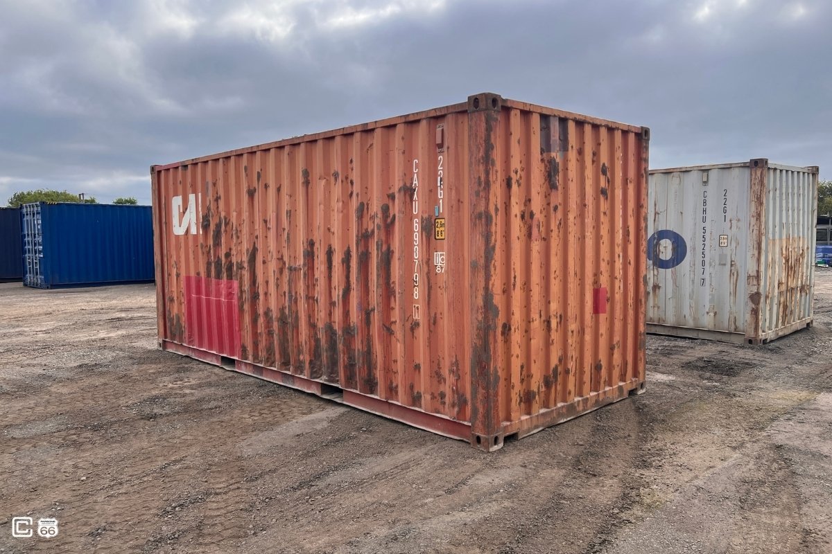 20ft Used Container WWT at Darlington A66