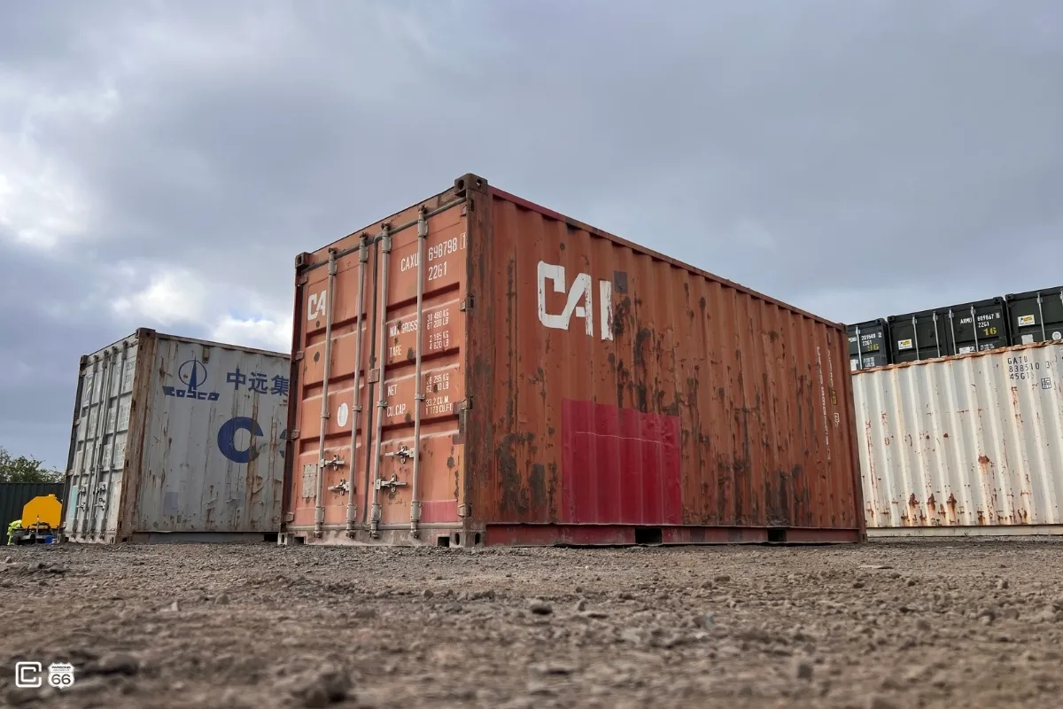 Seecontainer 20 Fuß wind- und wasserdicht