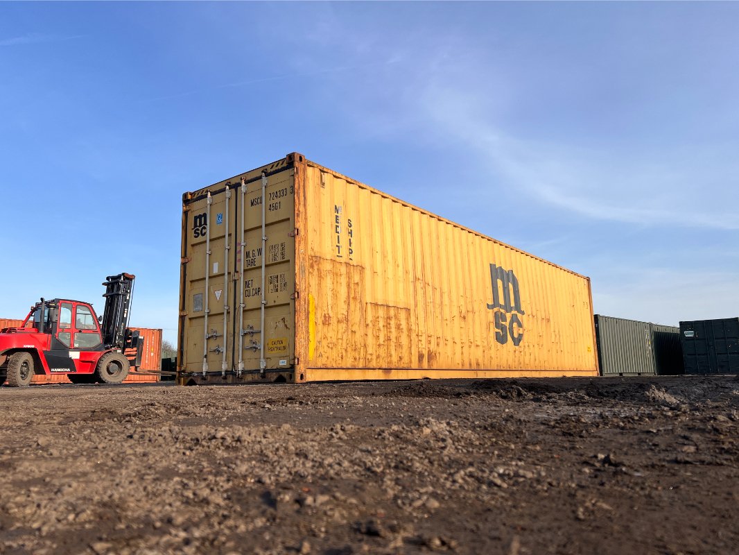 40ft Used High Cube Containers at Darlington A66