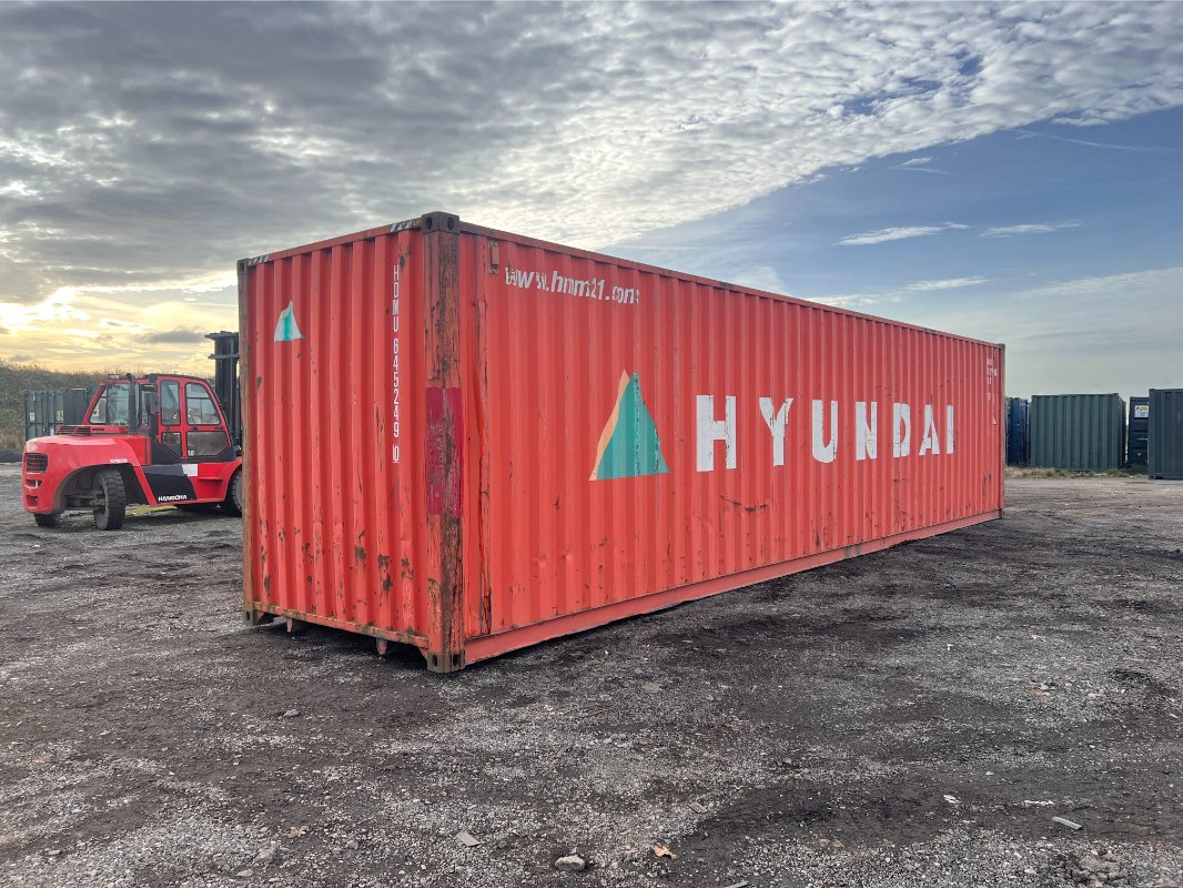 40ft Used High Cube Containers at Darlington A66