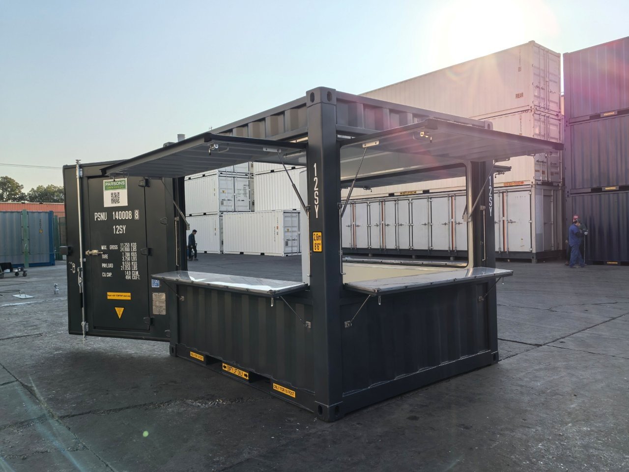 10ft Kiosk Container at Darlington A66