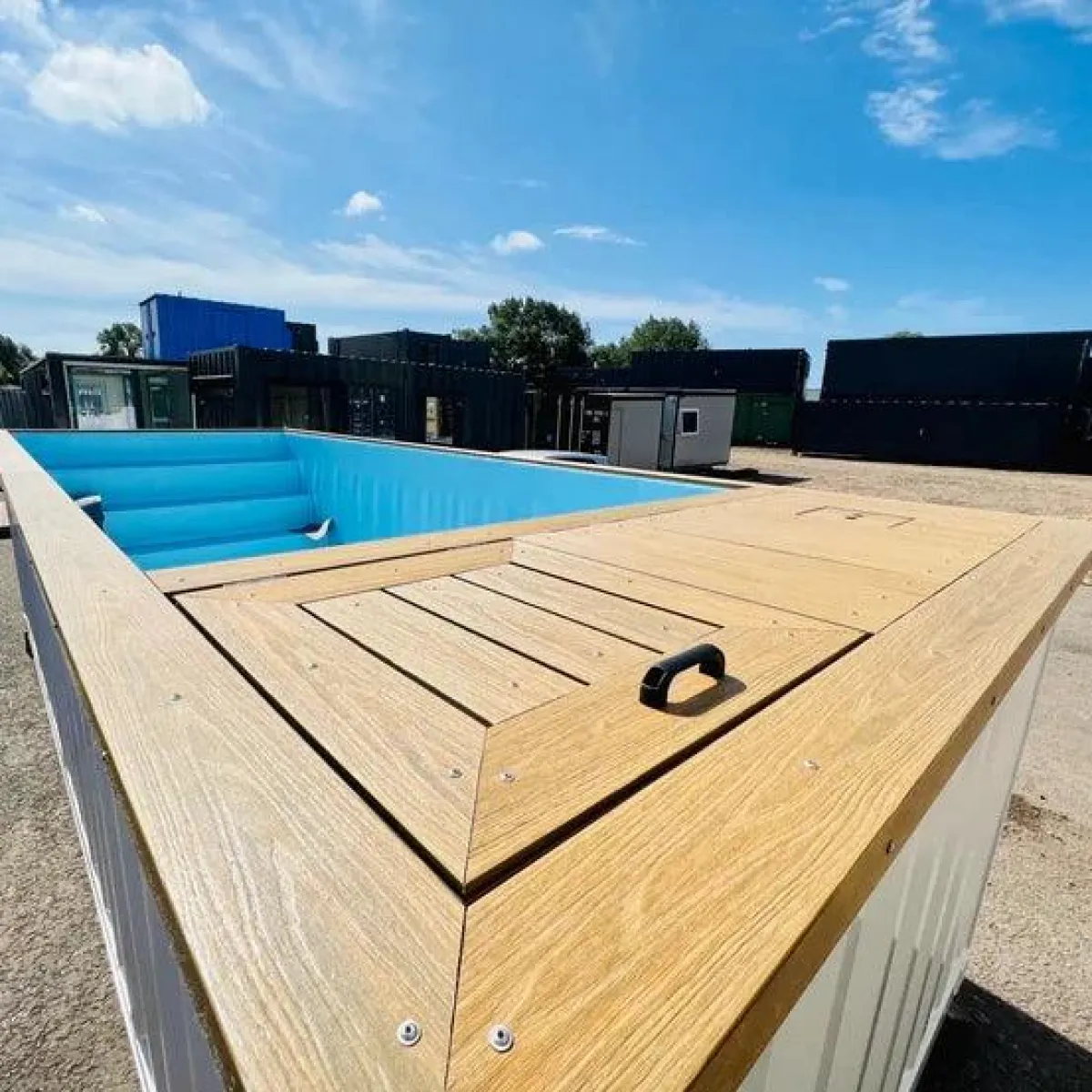 CUBE Container Pools 6 m glacier white