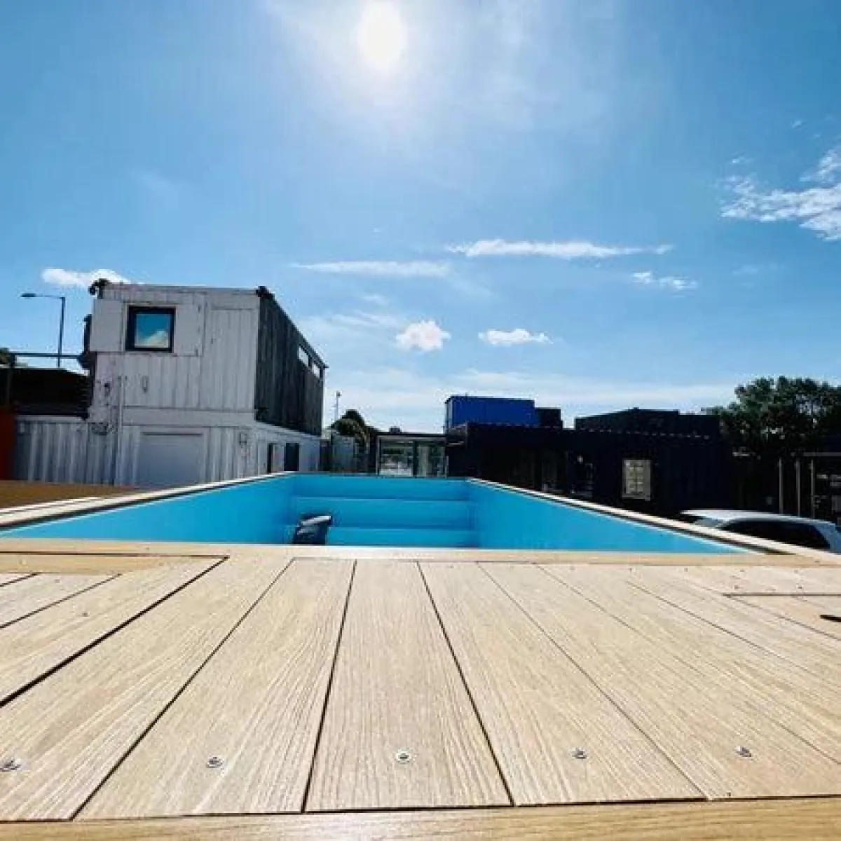 CUBE Container Pools 6 m glacier white