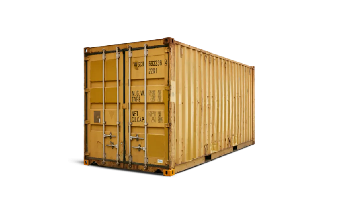 Seecontainer 20 Fuß wind- und wasserdicht