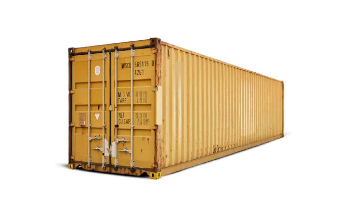 Seecontainer 40 Fuß wind- und wasserdicht