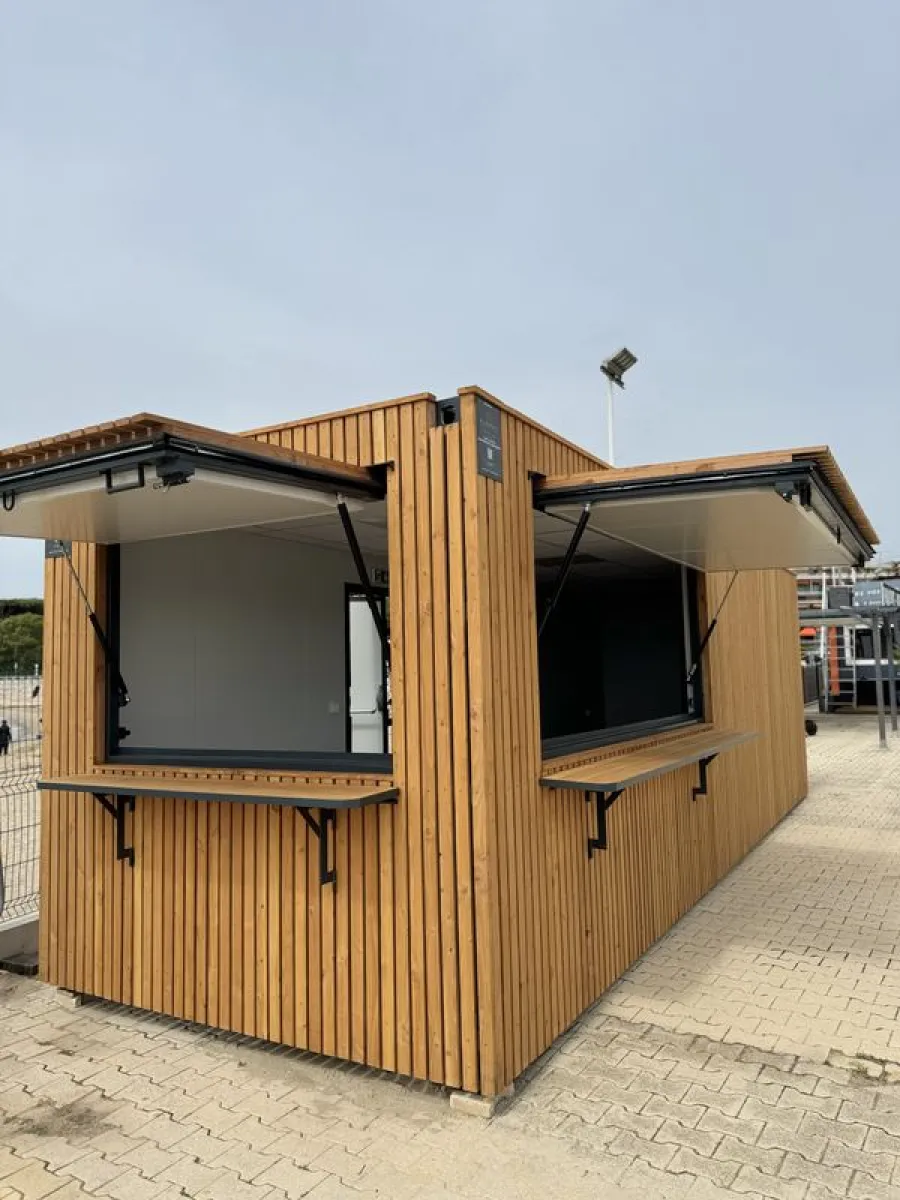 Container 40' chiosco snack / ufficio / chiosco pop-up