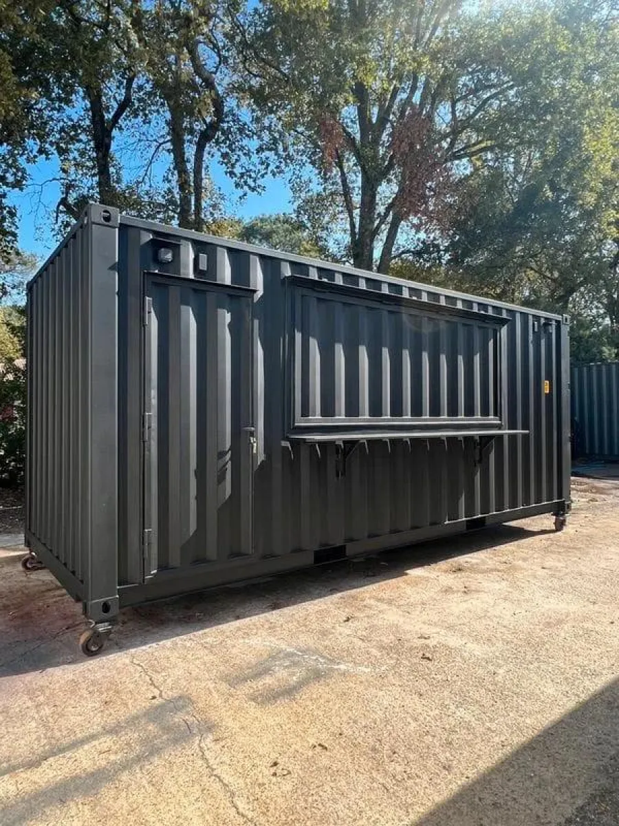20-foot custom bar / café container