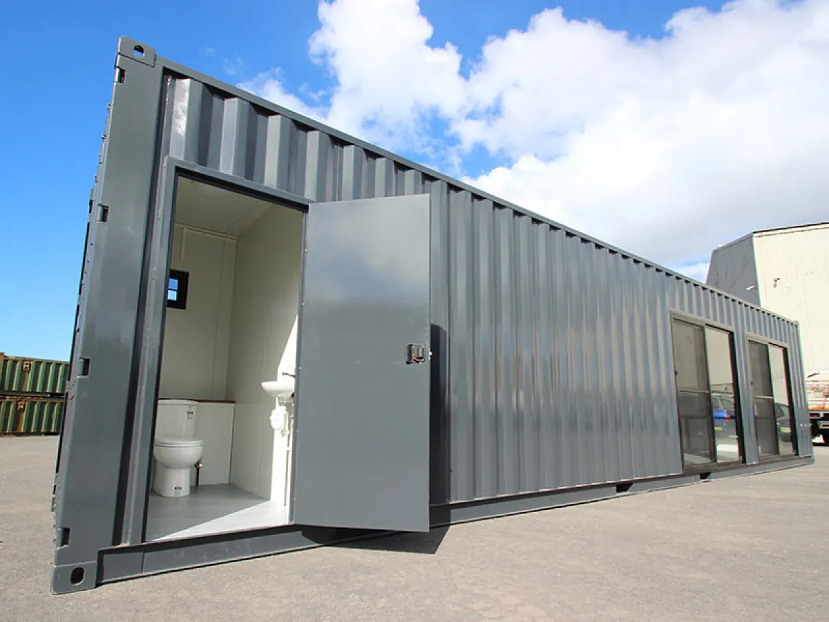 Container ufficio 40' HC nuovo isolato