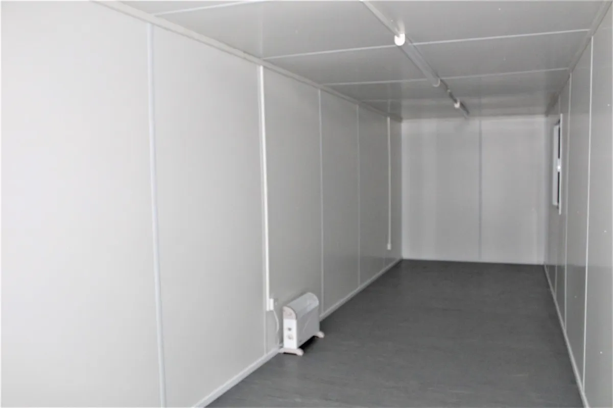 Container ufficio 20' con 2 finestre sicure