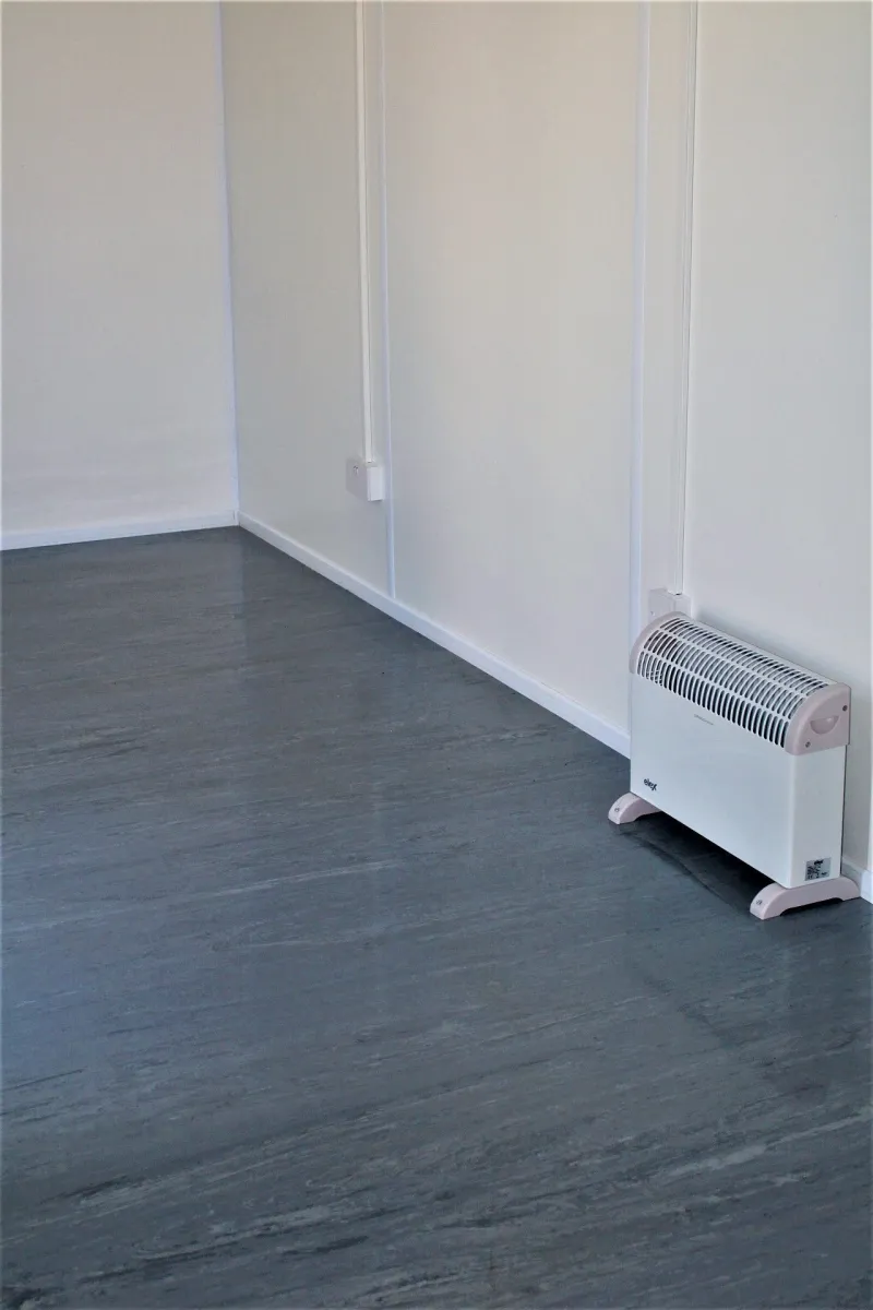 Container ufficio 20' con 2 finestre sicure