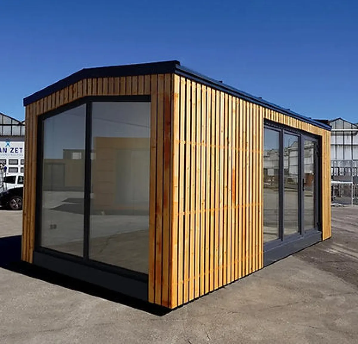Container ufficio 18 m² 6 × 3 × 2,6 m EPS 100