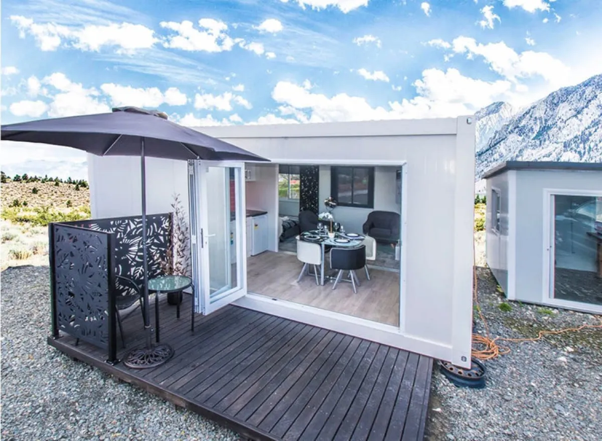 Geprefabriceerde Q355 HDG-stalen containerwoning