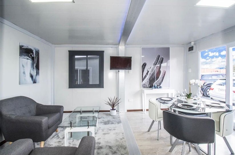 Geprefabriceerde Q355 HDG-stalen containerwoning