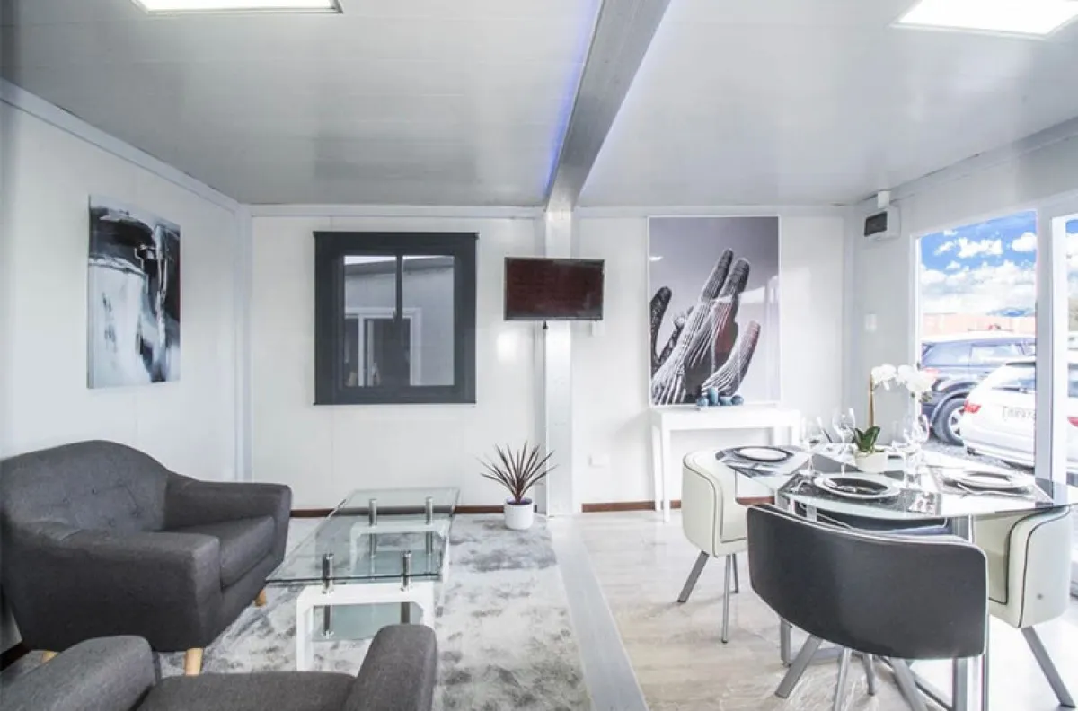 Geprefabriceerde Q355 HDG-stalen containerwoning