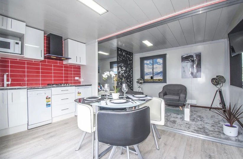 Geprefabriceerde Q355 HDG-stalen containerwoning
