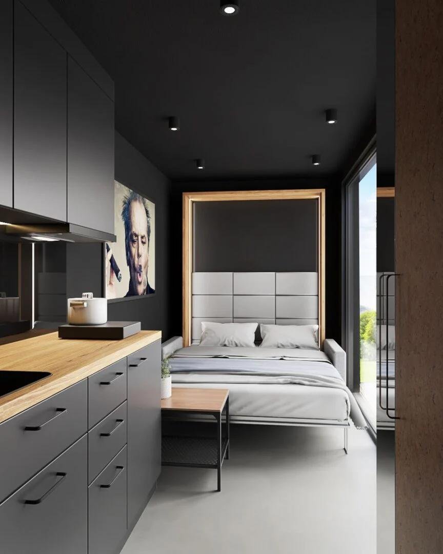 Tiny house modulaire L15 sur container 20' HC
