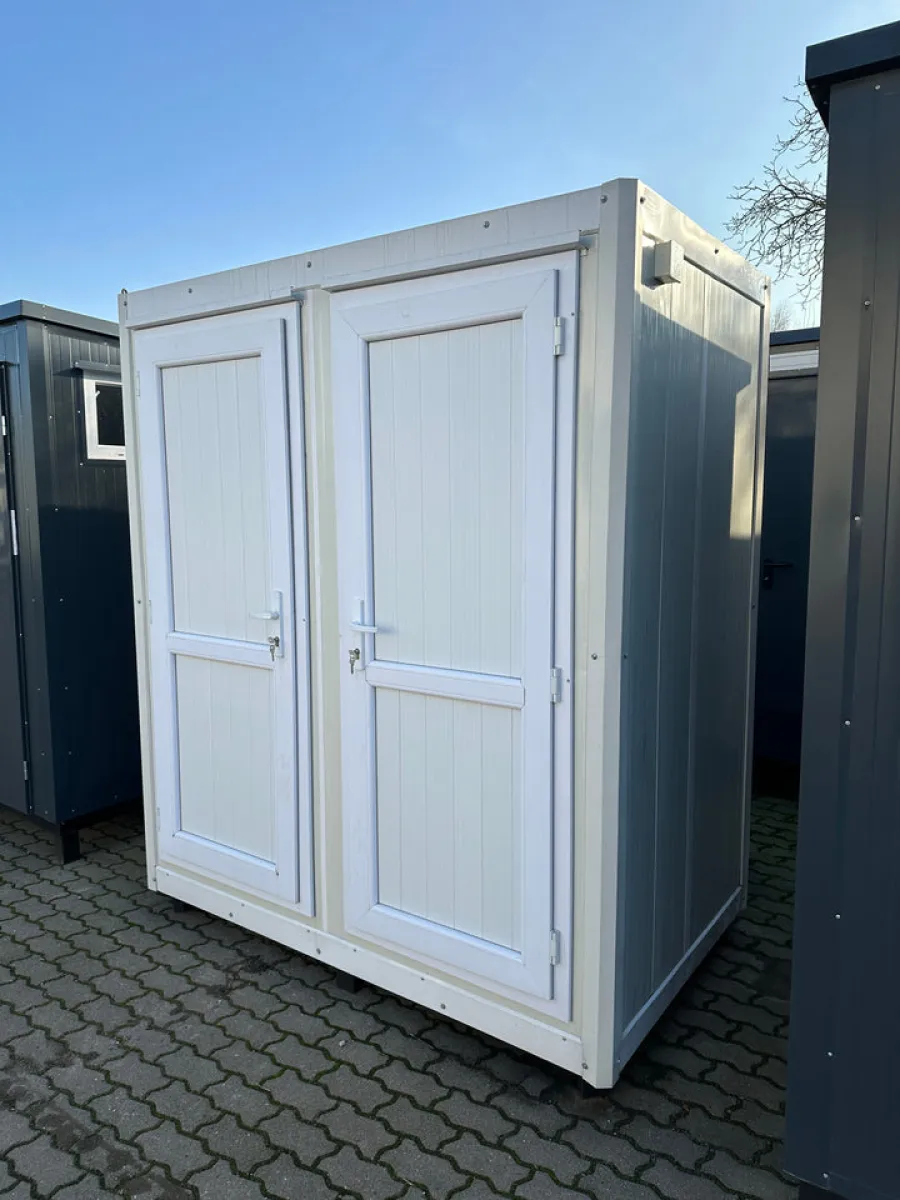 Sanitaire container 1,30 × 2,05 m, dubbele douche