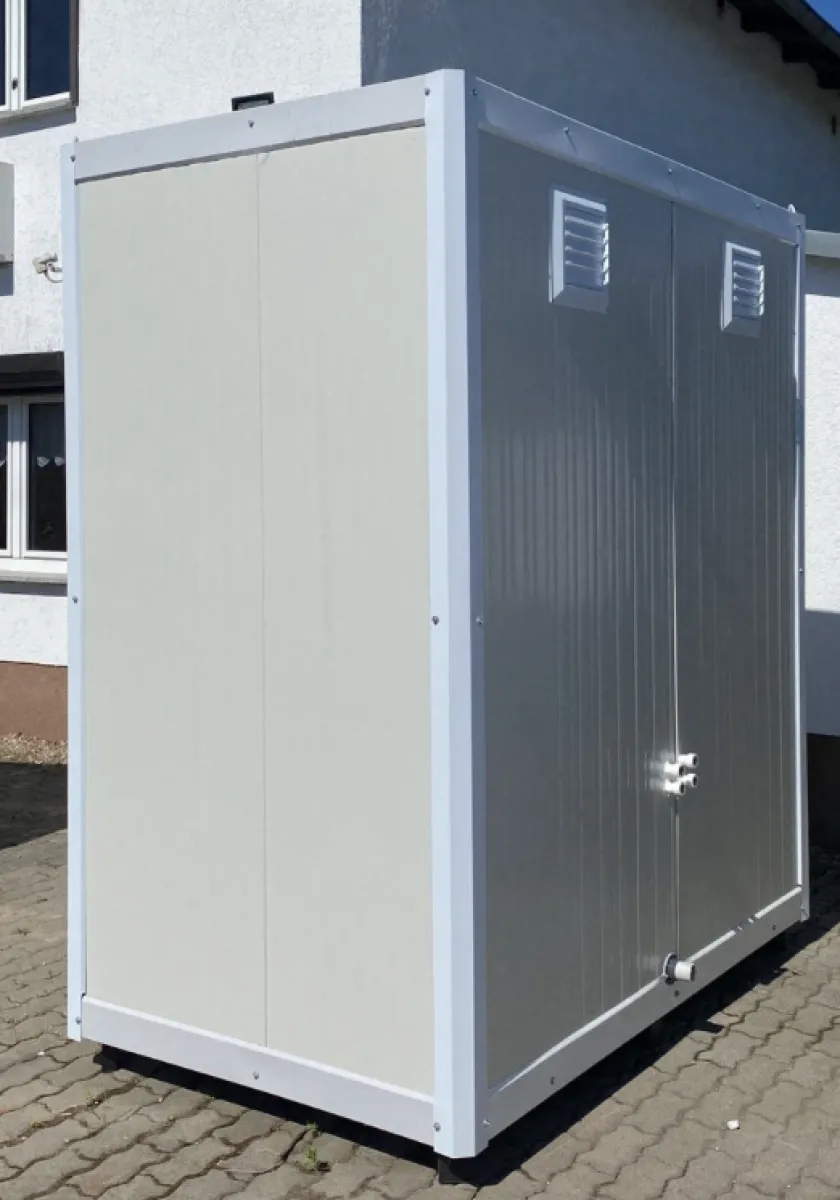 Sanitaire container 1,30 × 2,05 m, dubbele douche