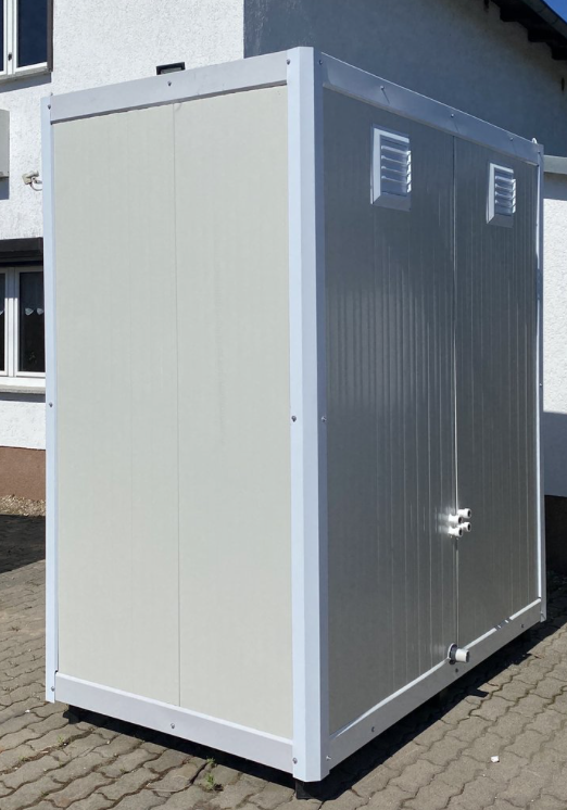 Sanitaire container 1,30 × 2,05 m, dubbele douche