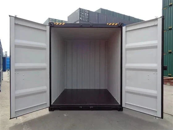 Neuer 10'-HC-Seecontainer, schwarz