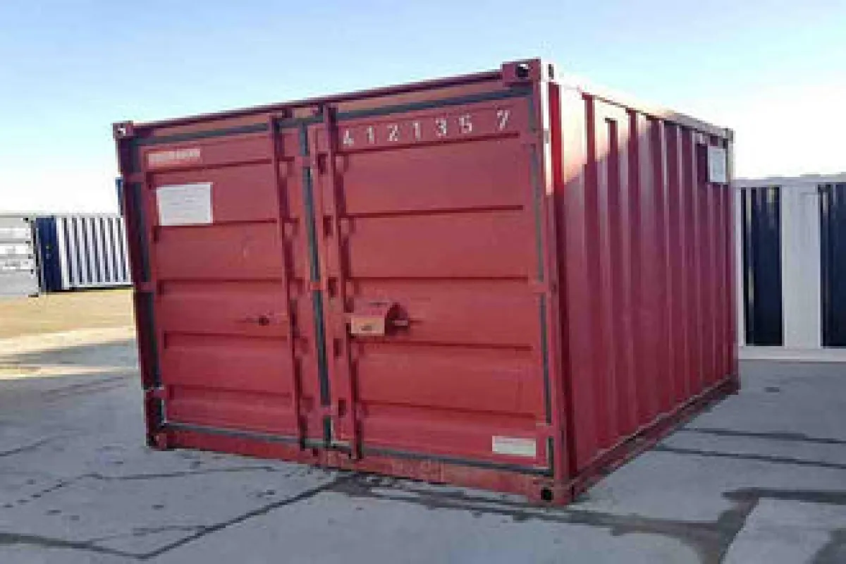 Gebruikte 10' zeecontainers, partij