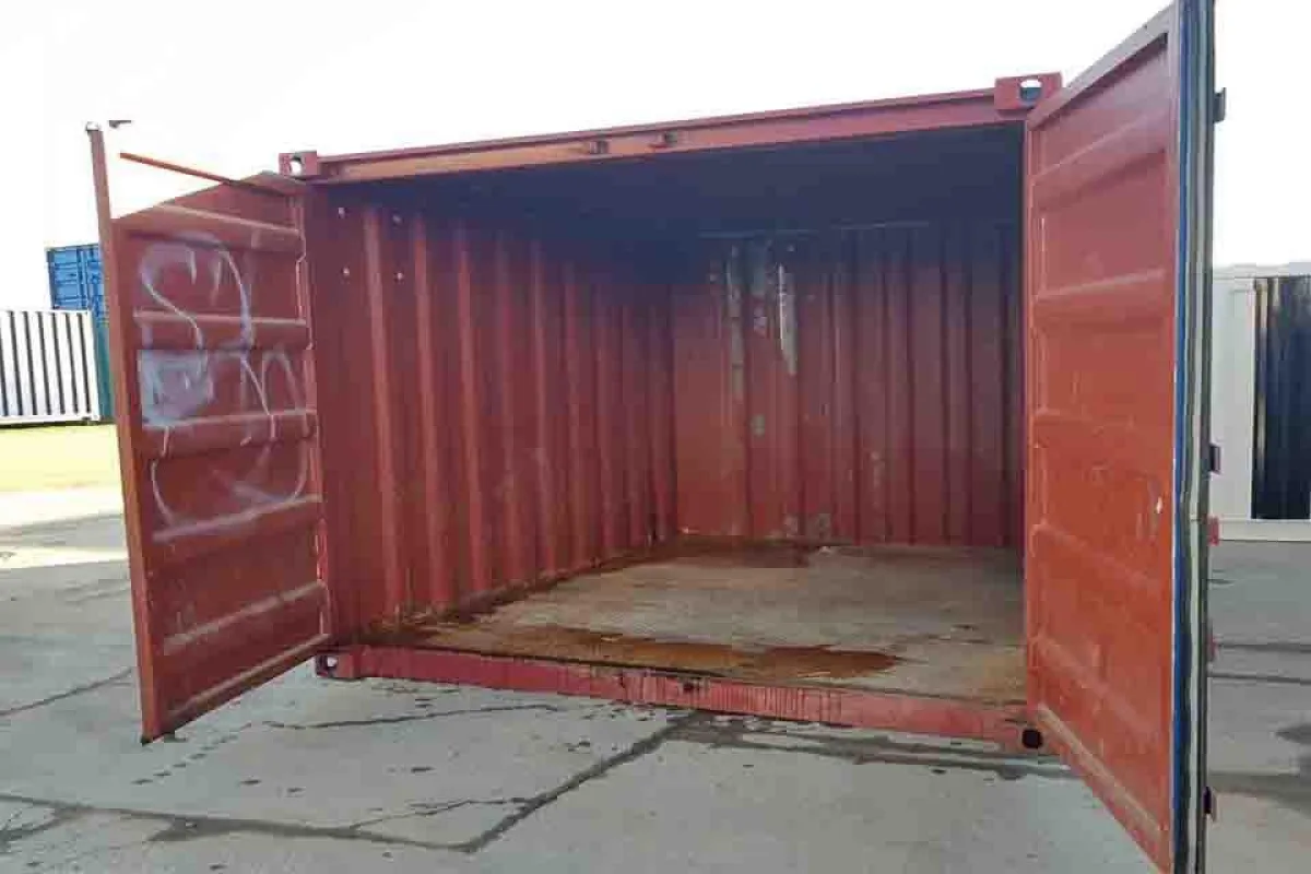 Gebruikte 10' zeecontainers, partij