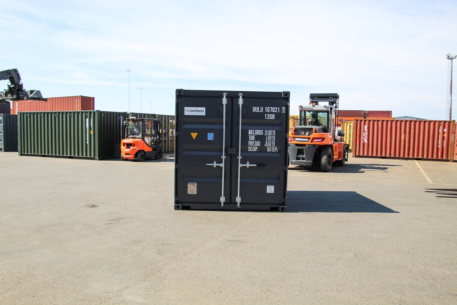 10-cc-ISO-zertifizierter Container