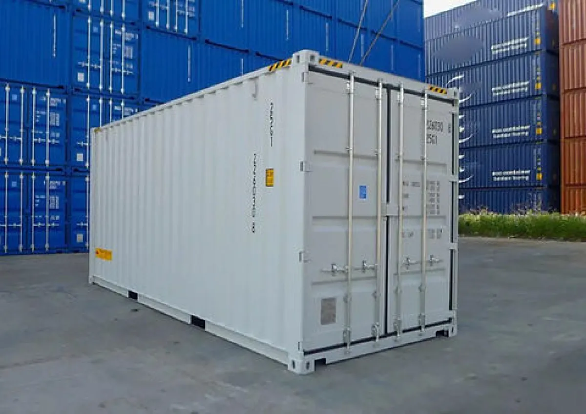 20'-dry tunnelcontainer met dubbele deuren