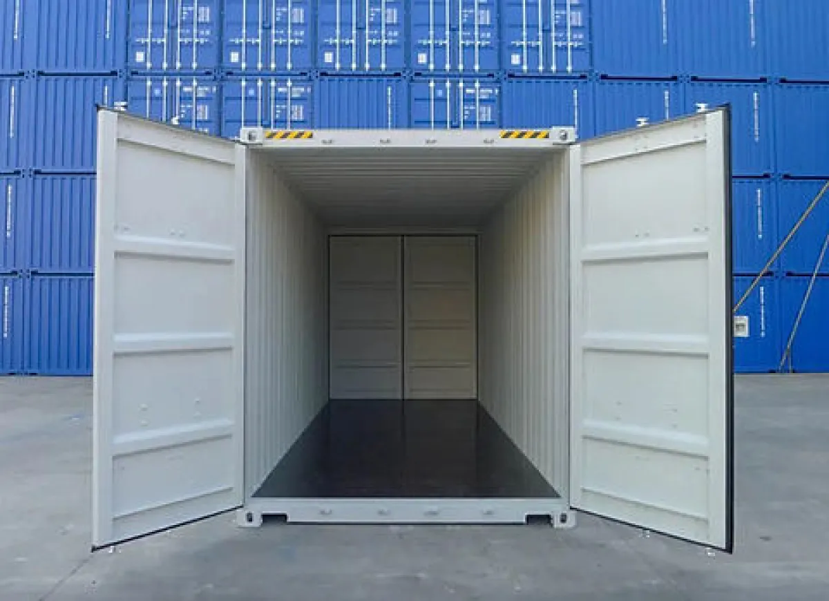 20'-dry tunnelcontainer met dubbele deuren