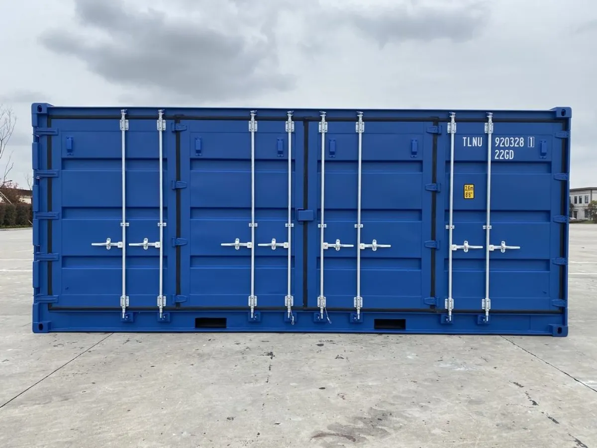 20' open-side container with 4 side doors