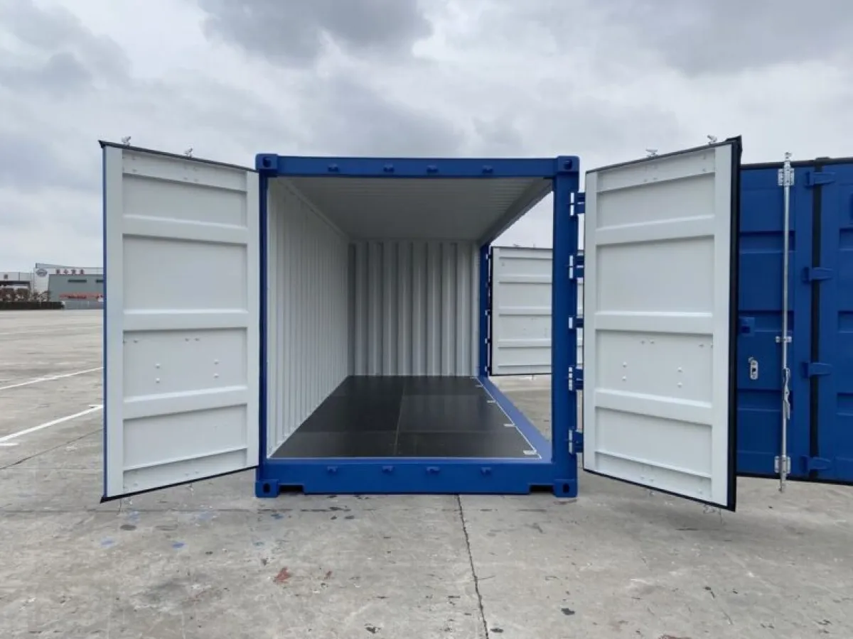 20' open-side container with 4 side doors