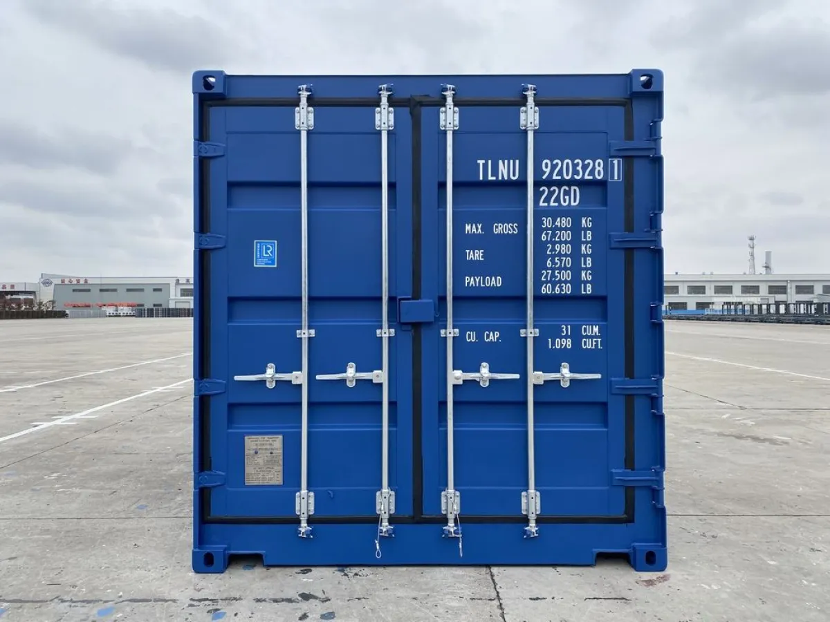 20' open-side container with 4 side doors