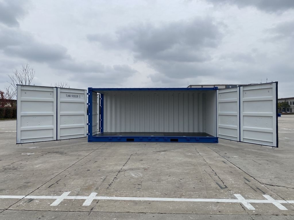 Container 20' open side con 4 porte laterali
