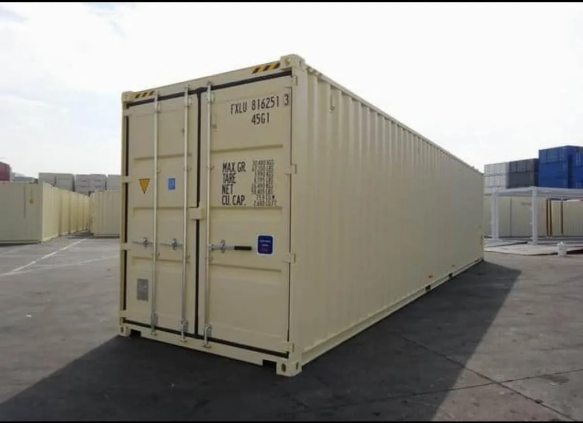 40' HC one-trip double-door container