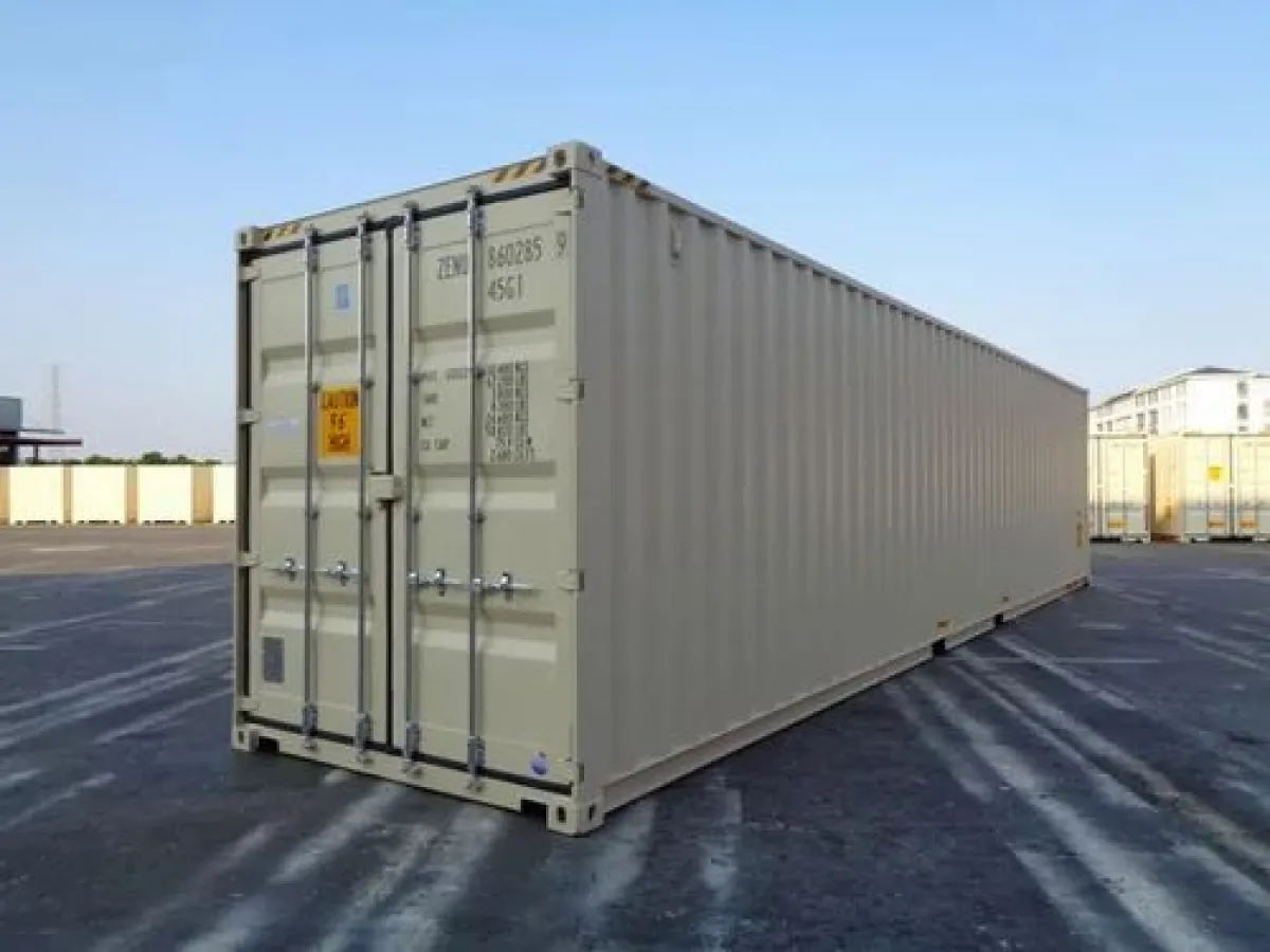 Container 40' HC neuf RAL 6102