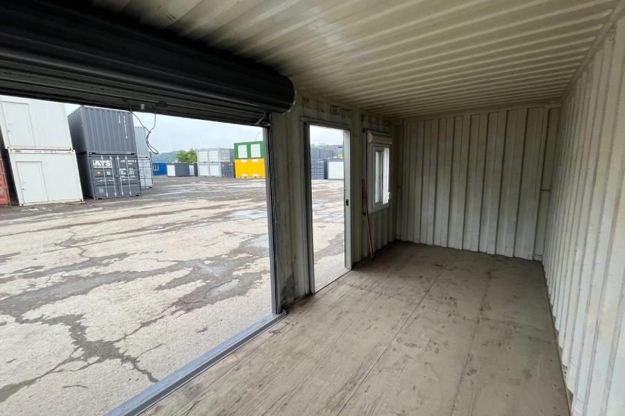 20' modified, window + roller door