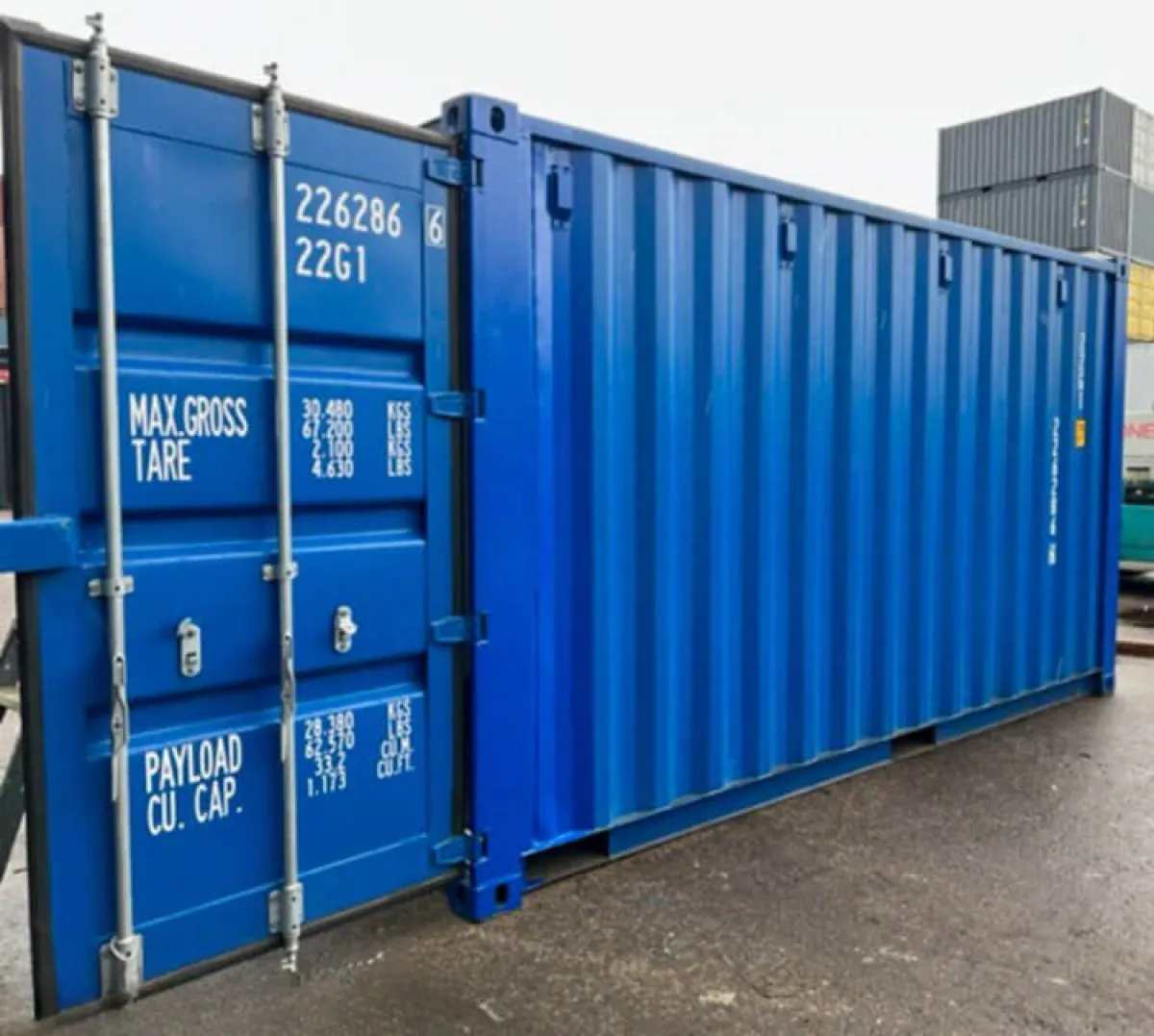 15' (4,5 m) omgebouwde container HZKU 226 286-6