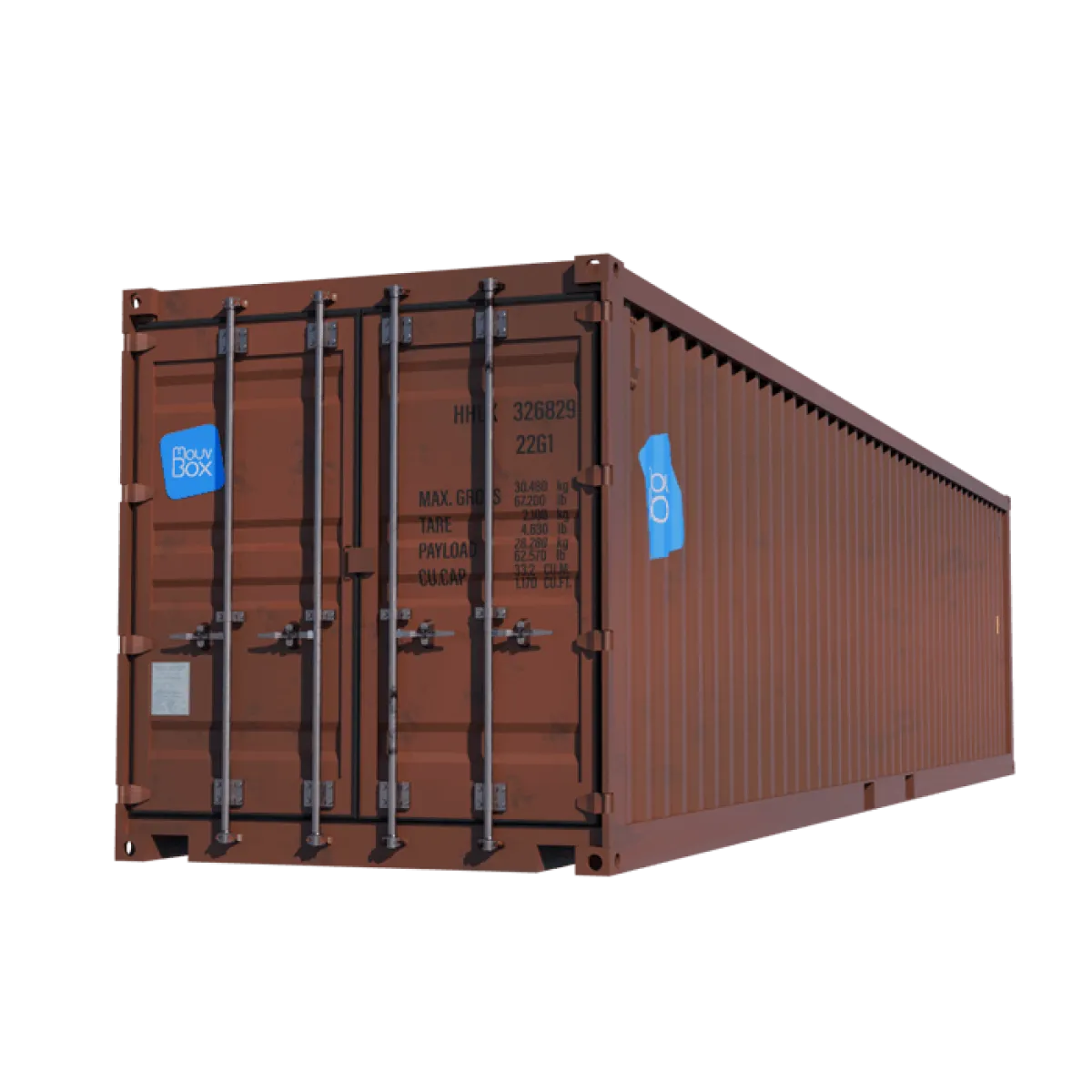 Seecontainer 40 Fuß DRY gebraucht (nicht dicht)