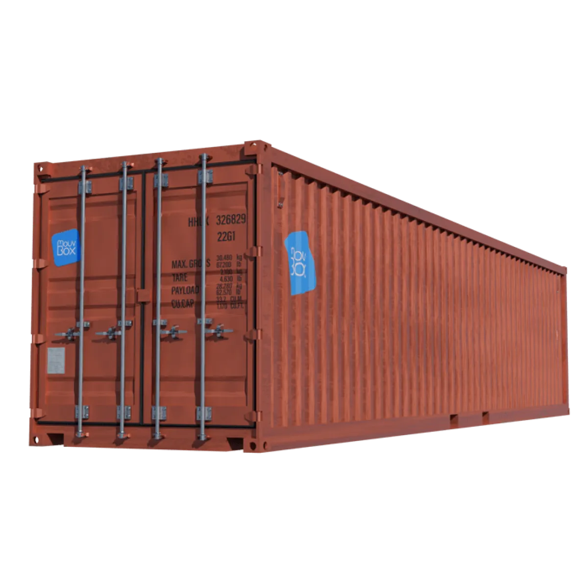 Seecontainer 40 Fuß DRY gebraucht wasserdicht