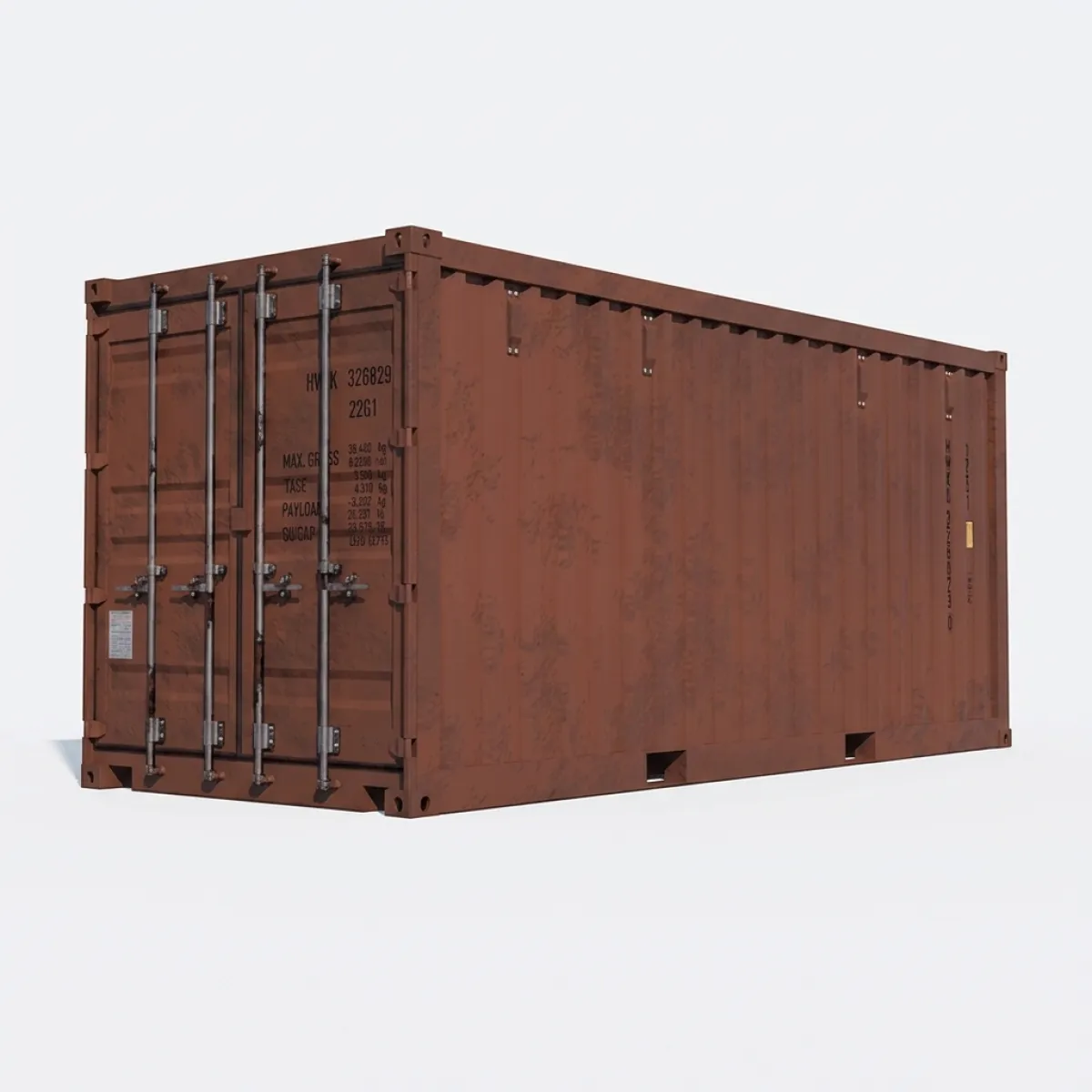 Container marittimo 20 piedi DRY usato non stagno