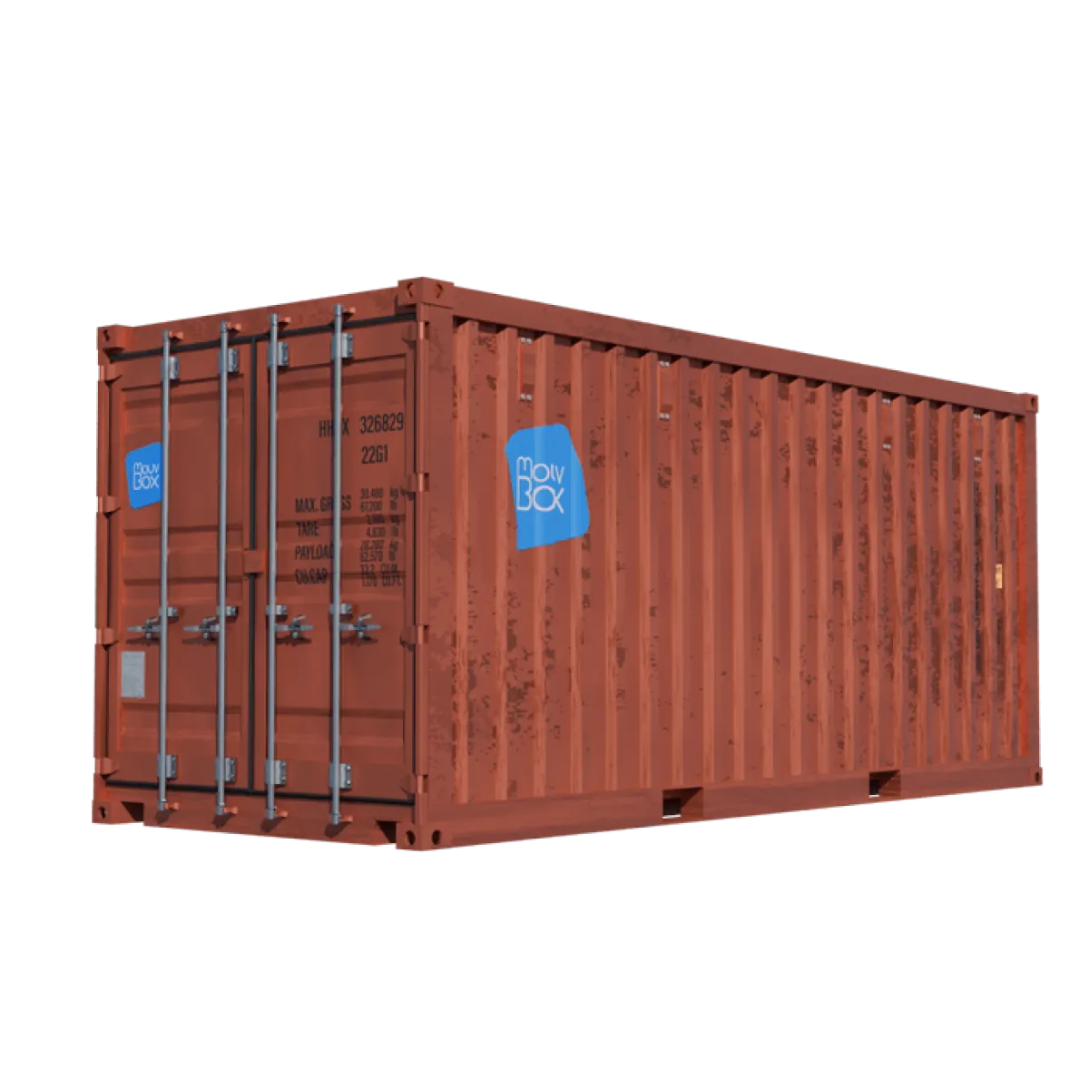 Container marittimo 20 piedi DRY usato stagno