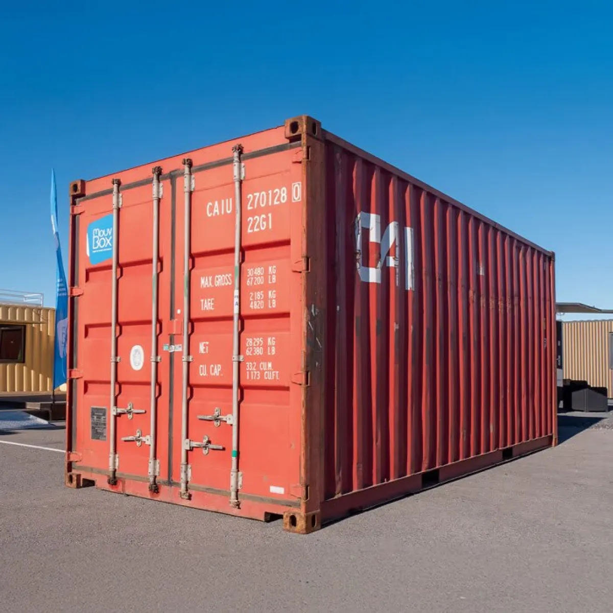 Container marittimo 20 piedi DRY usato stagno