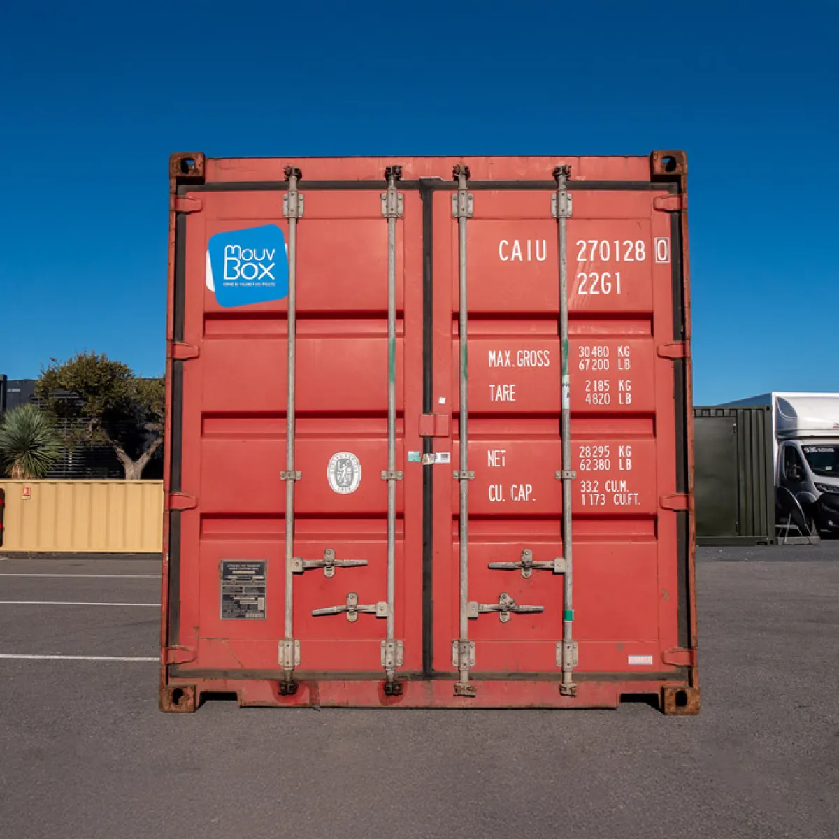 Container marittimo 20 piedi DRY usato stagno