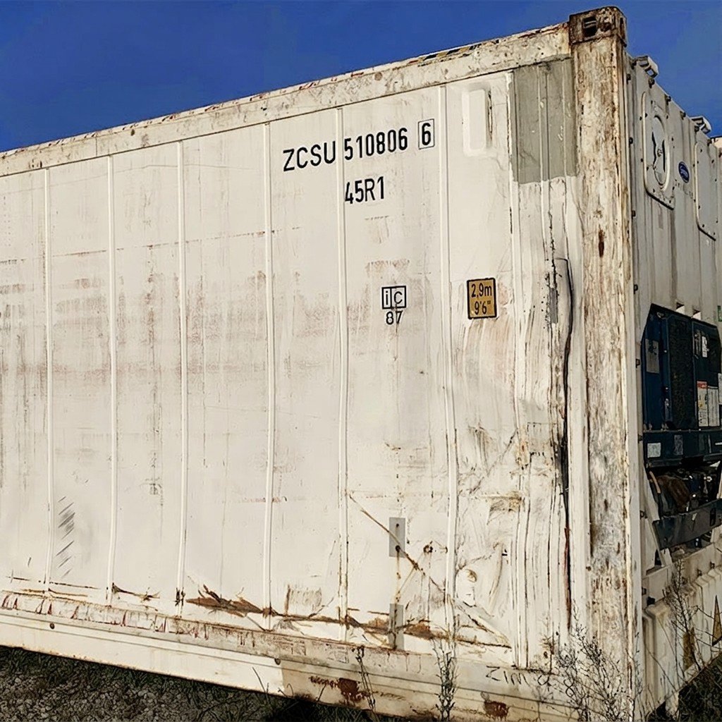 Reefer container 40 ft High Cube cargo-worthy