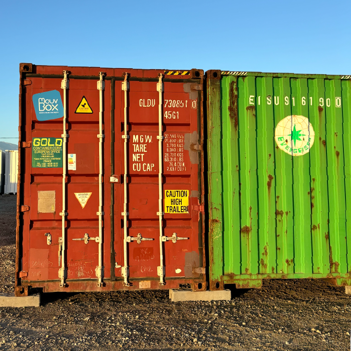 Zeecontainer 40 voet High Cube High Cube gebruikt niet waterdicht