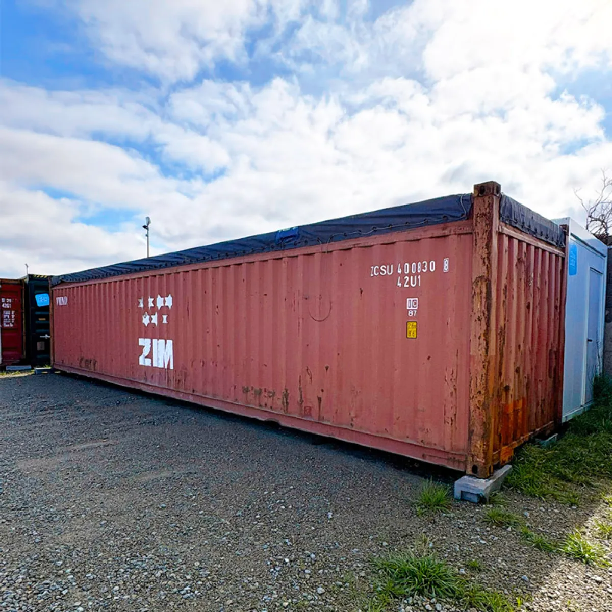Zeecontainer 40 voet Open Top gebruikt waterdicht