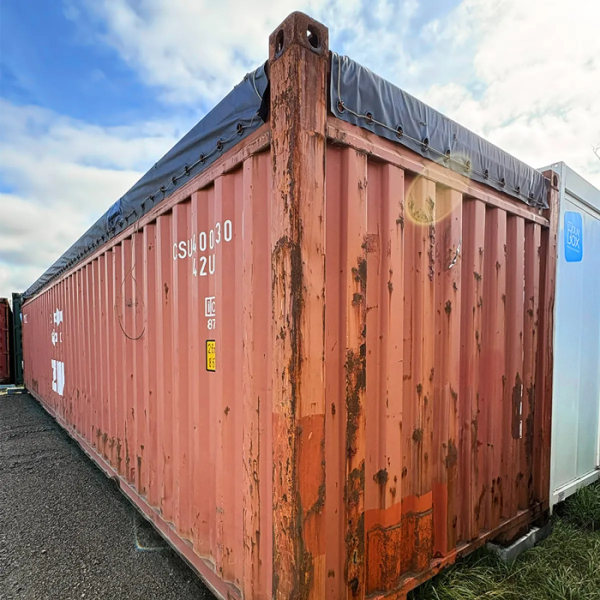 Zeecontainer 40 voet Open Top gebruikt waterdicht